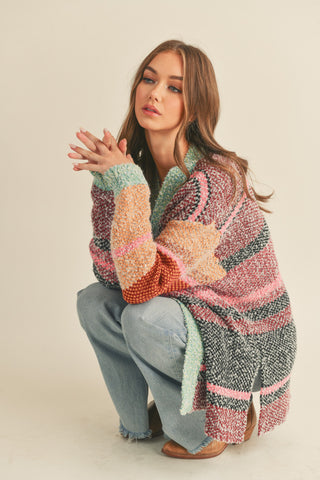 Colorful Comfort Cardigan