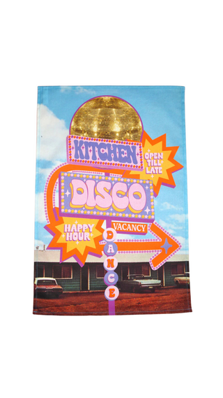 Neon Groove Kitchen Towel