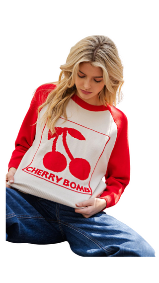 Cherry Bomb Sweater