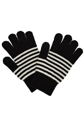 Classic Cozy Stripe Gloves