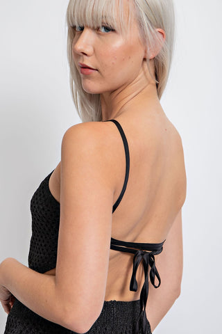 Flirty Tie-Back Top