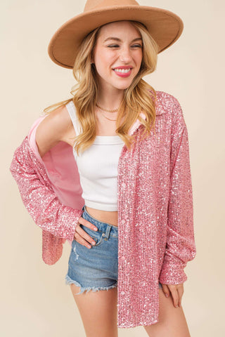 Lucky Star Sequins Top