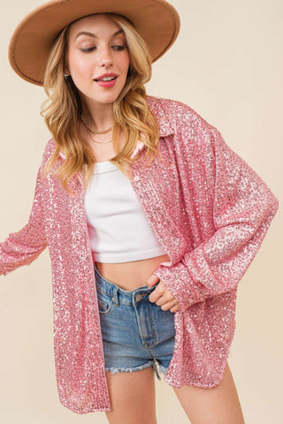 Lucky Star Sequins Top