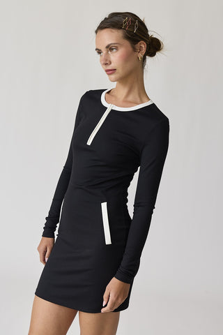 Sport Luxe Zip Dress