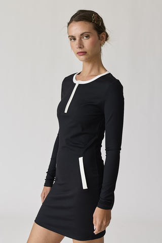 Sport Luxe Zip Dress