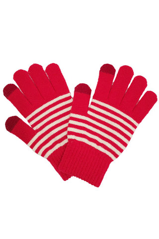 Classic Cozy Stripe Gloves