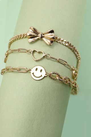 Happy Hearts Layered Bracelet