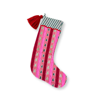 Candy Cane Forest Stocking