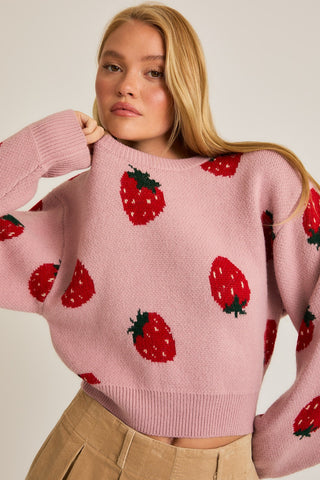 Berry Good Vibes Sweater