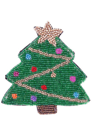 Whimsical Christmas Tree Coaster