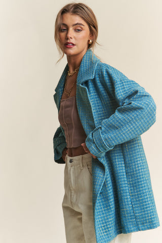 Tweed Trendsetter Oversized Coat